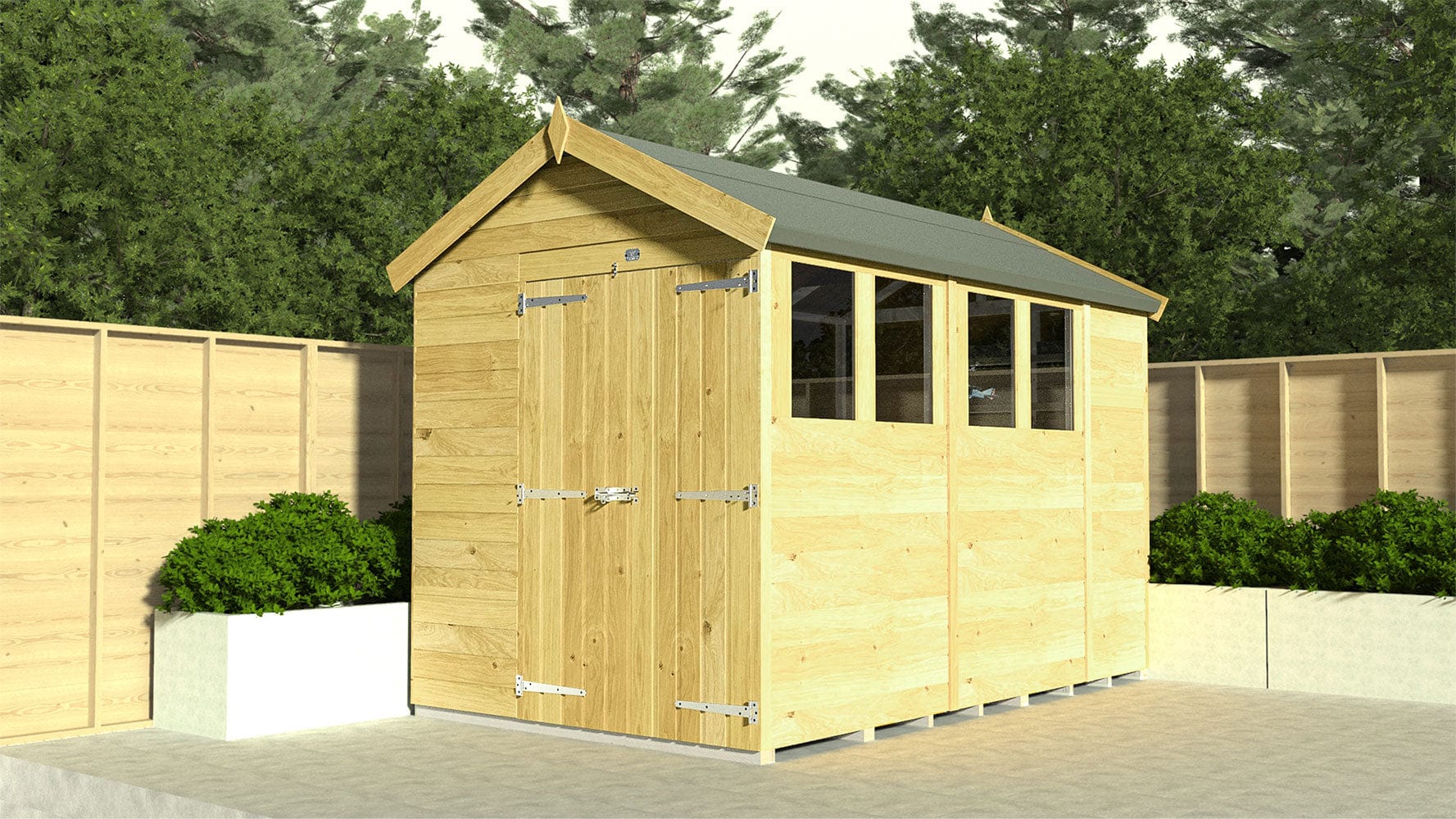 Apex Shed 4ft x 4ft - Image 7