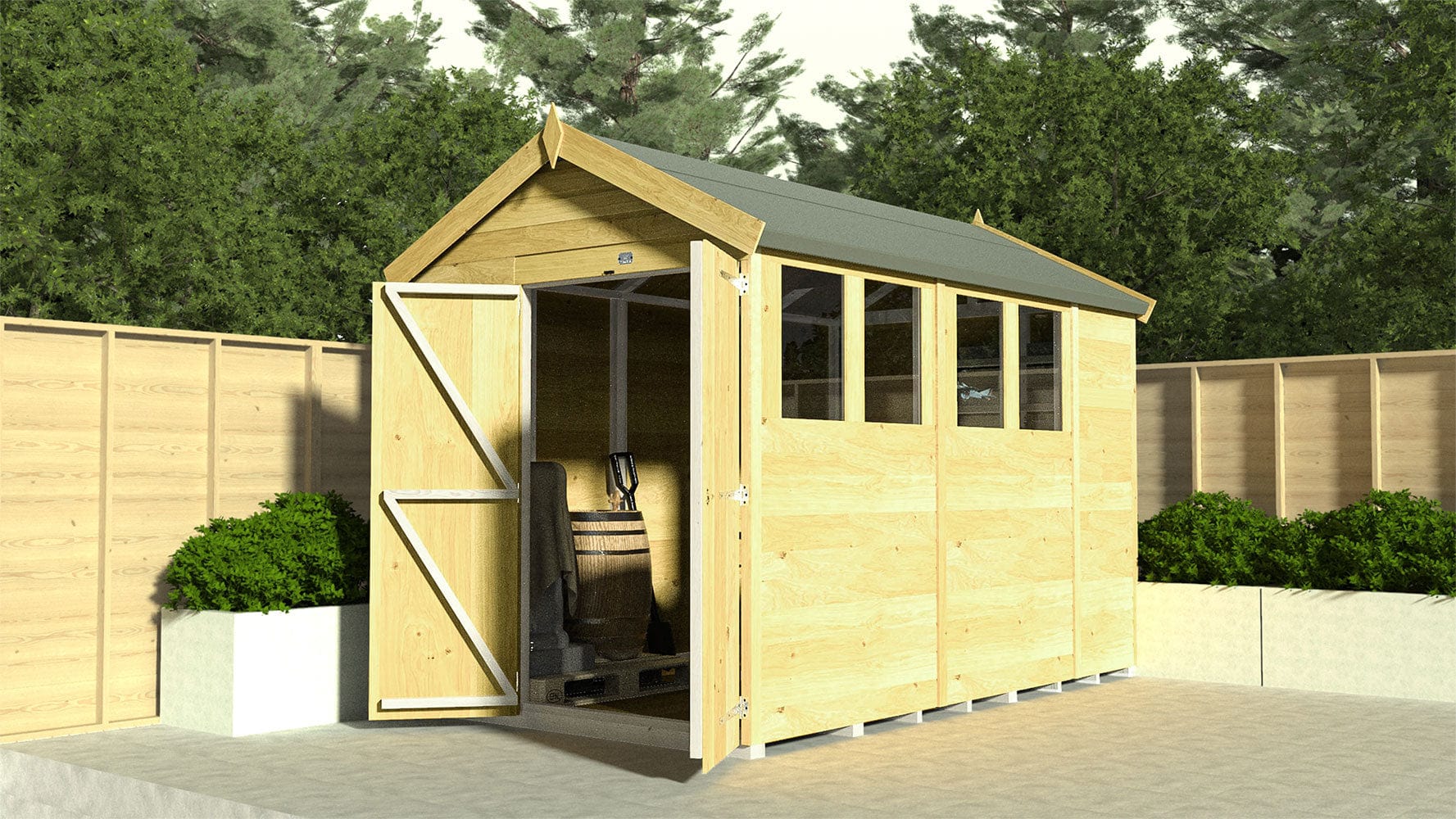 Apex Shed 4ft x 8ft - Image 7