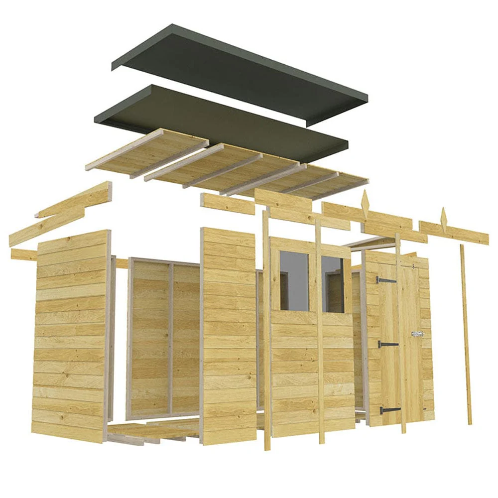 Pent Shed 4ft x 4ft - Image 12